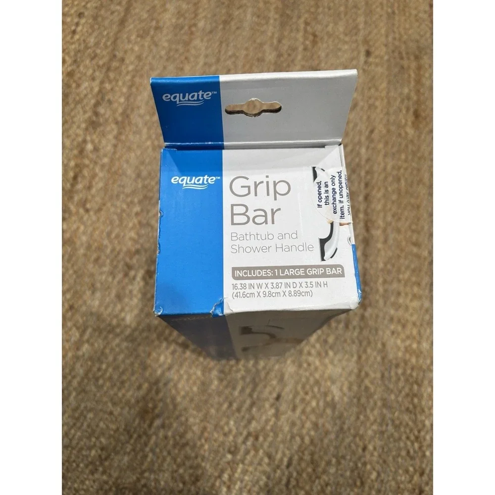 Brand new sealed in box Equate Grip Bar Bathtub Shower Handle